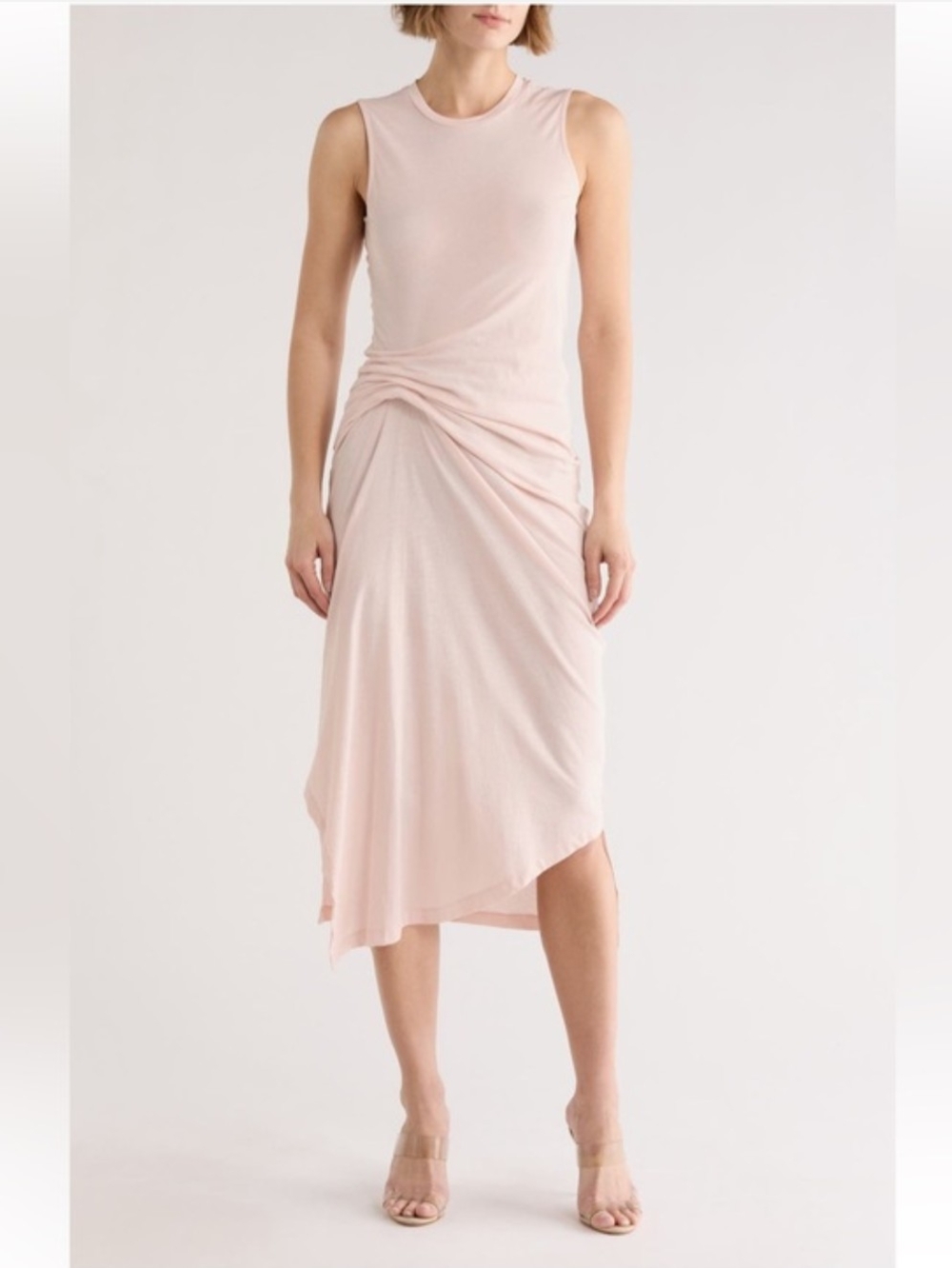 All Saints rivi Dress Mauve Chalk pink Dress 8 US